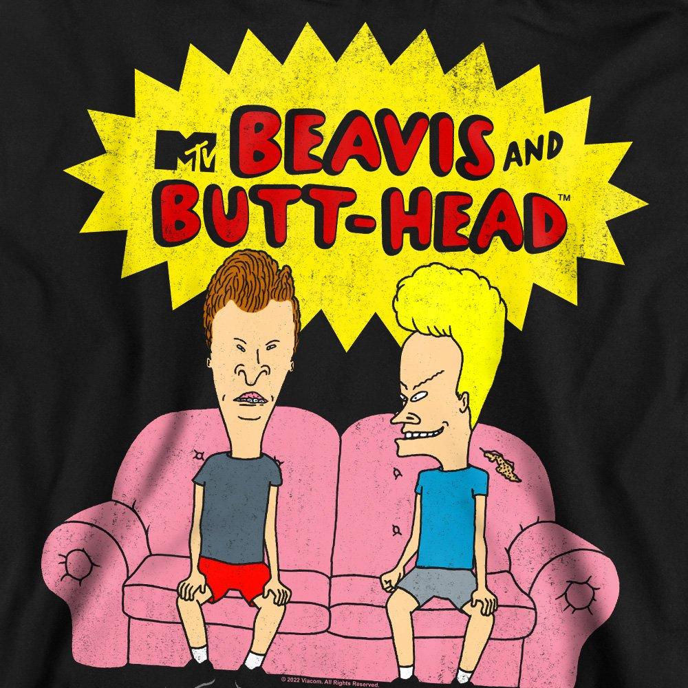 Black - Other - Beavis And Butthead Couch Logo Og Crew Sweatshirt - 2