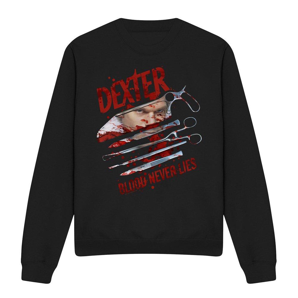 Black - Other - Dexter Blood Never Lies Crew Sweatshirt Black - 4