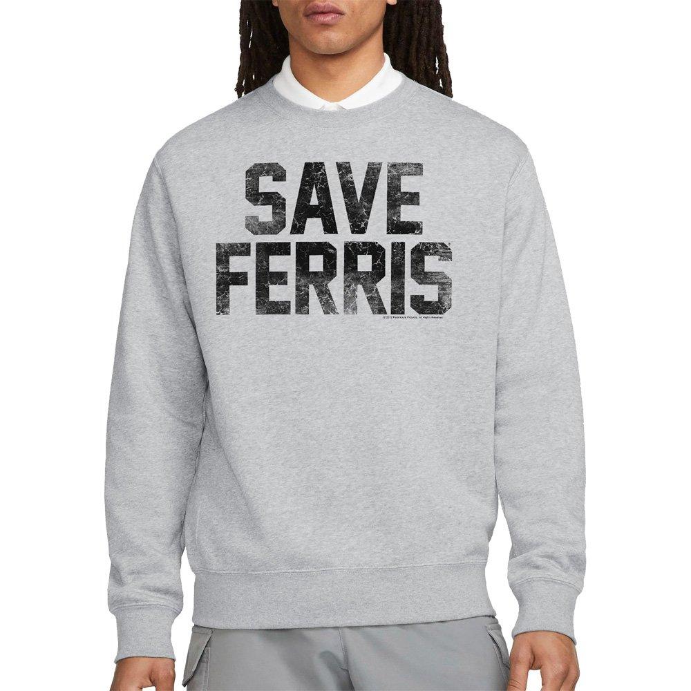 Light Grey - Other - Ferris Bueller Save Ferris Crew Sweatshirt Athlet - 1