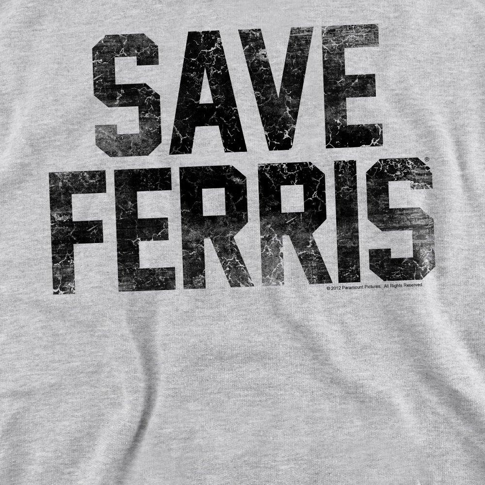 Light Grey - Other - Ferris Bueller Save Ferris Crew Sweatshirt Athlet - 2