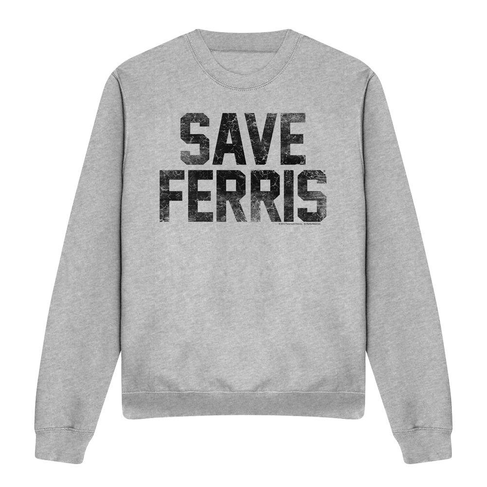 Light Grey - Other - Ferris Bueller Save Ferris Crew Sweatshirt Athlet - 4