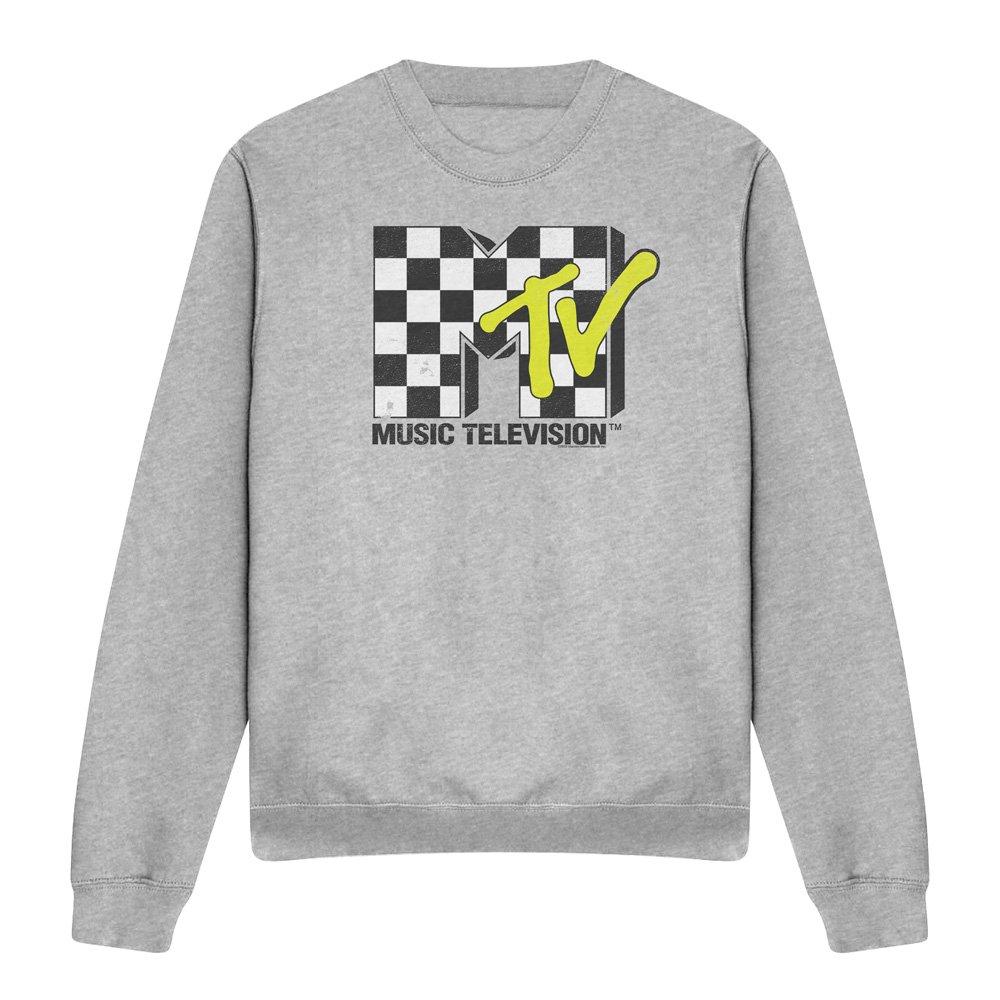 Light Grey - Other - MTV Checker Board Logo Crew Sweatshirt Athletic H - 4