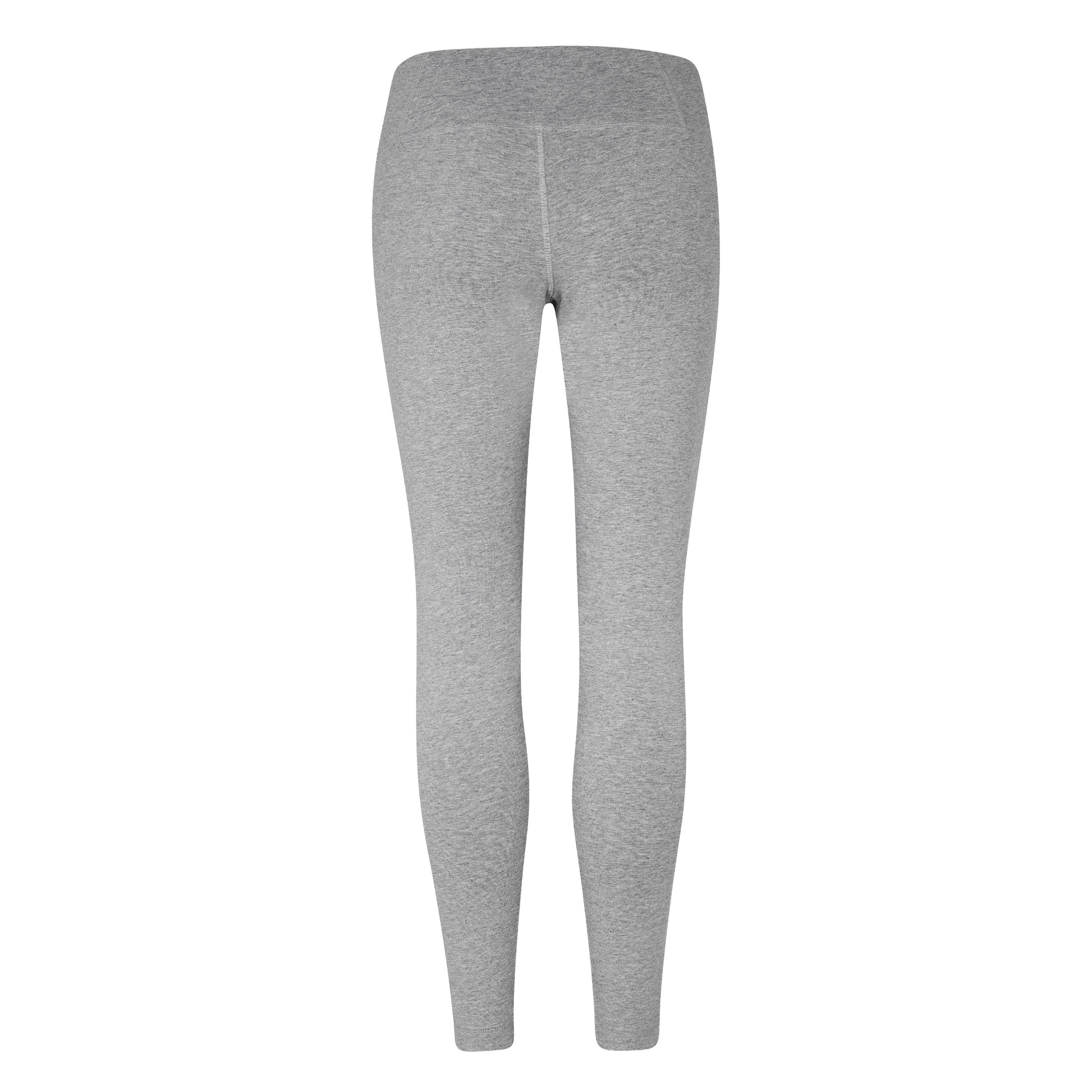 Mgreyh/White - Reebok - Identity Gym Legging - 2