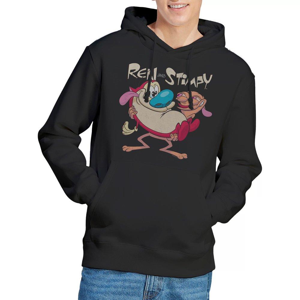 Black - Other - Ren And Stimpy Two Of A Kind Hoodie Black - 1