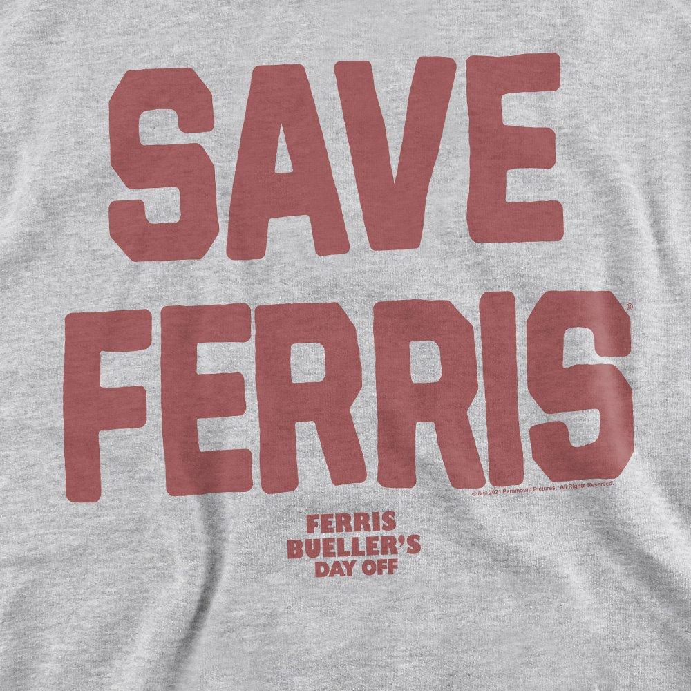 Light Grey - Other - Ferris Bueller The Save Ferris Unisex Crew Sweatsh - 2