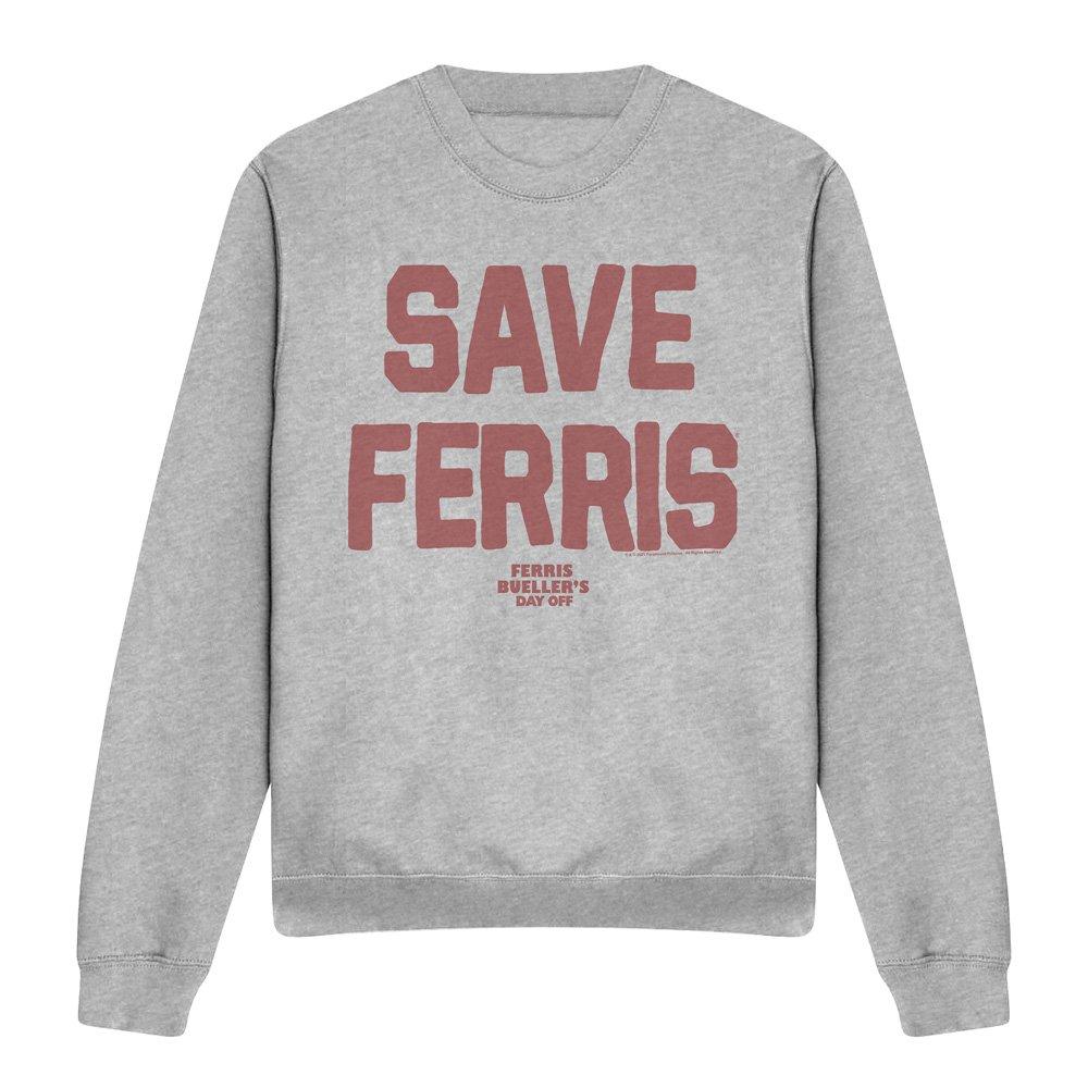 Light Grey - Other - Ferris Bueller The Save Ferris Unisex Crew Sweatsh - 4