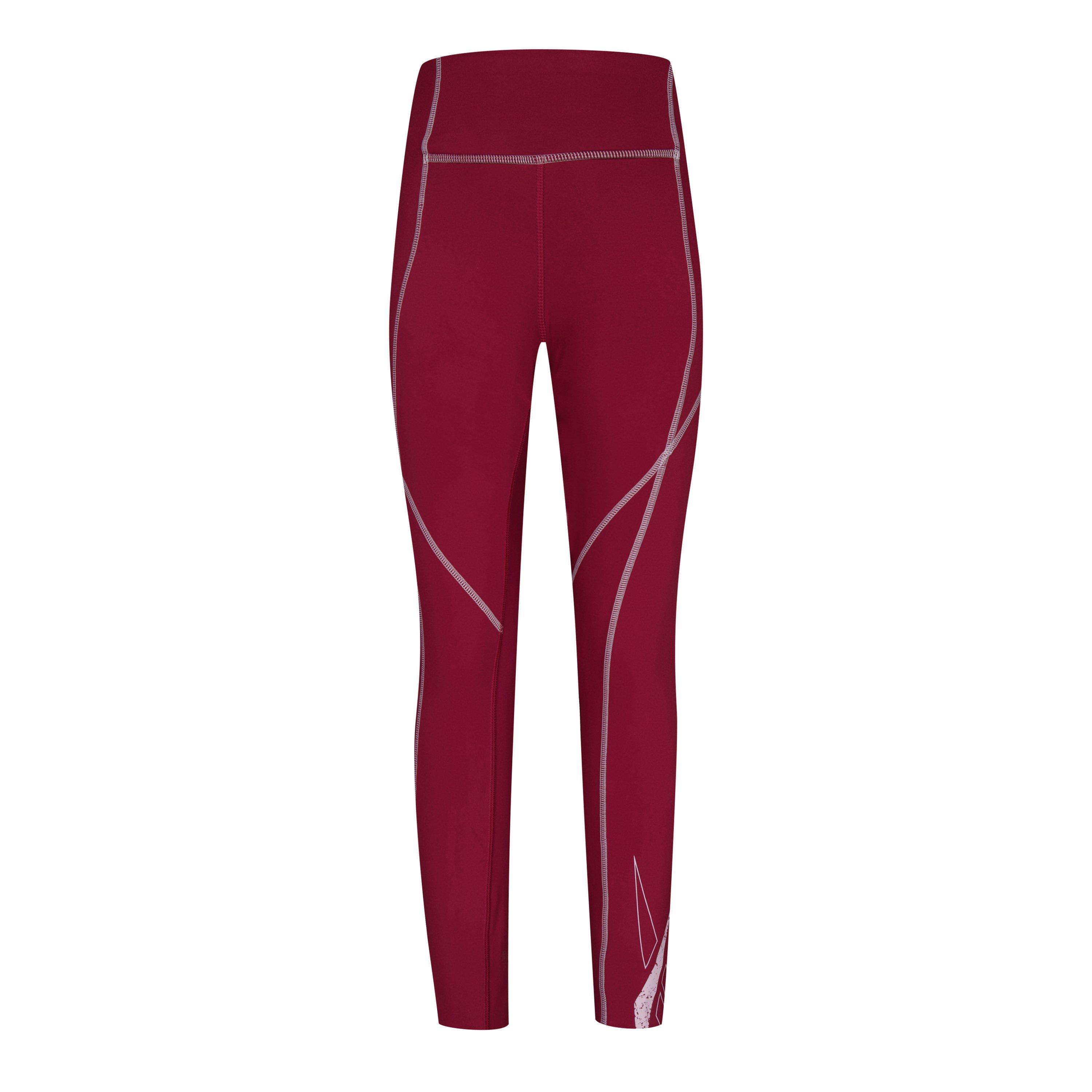 Reebok Women's Workout Ready Big Logo Performance Gym Legging - Punber - 0-2