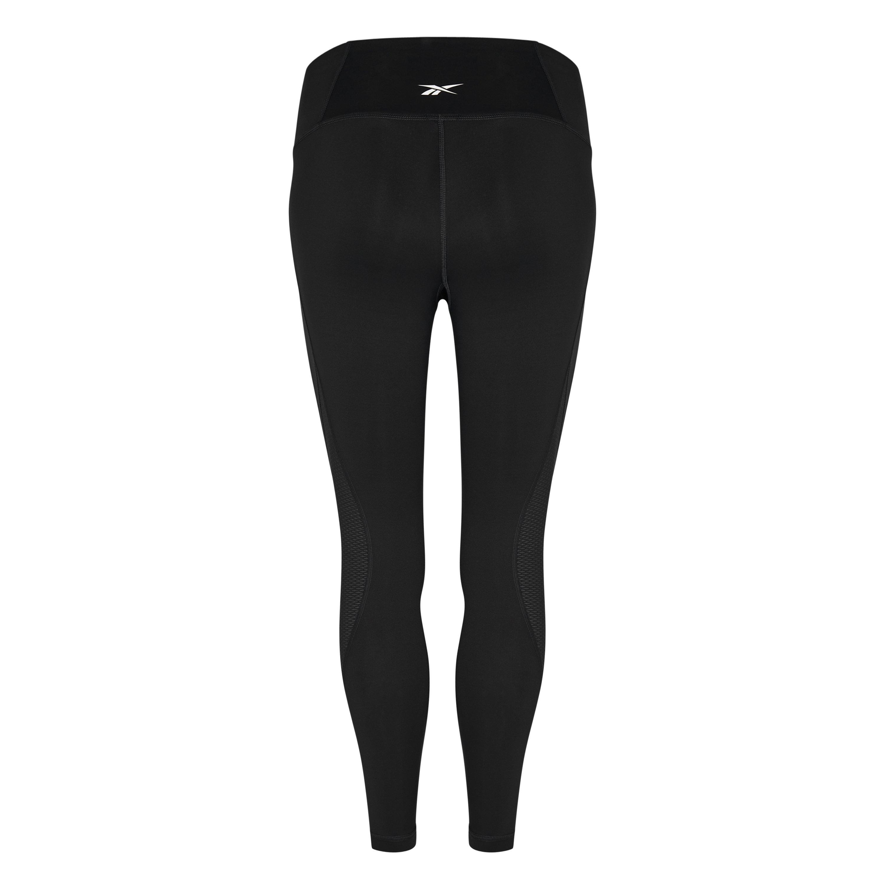 Black - Reebok - Workout Ready Mesh Gym Legging - 2
