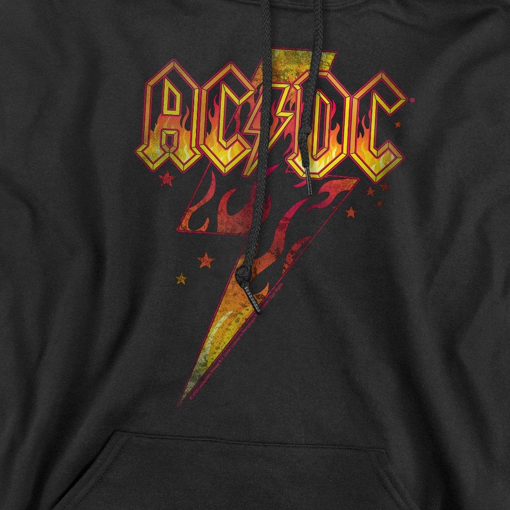 Black - ACDC - AC DC Fire Bolt Hoodie Black - 2