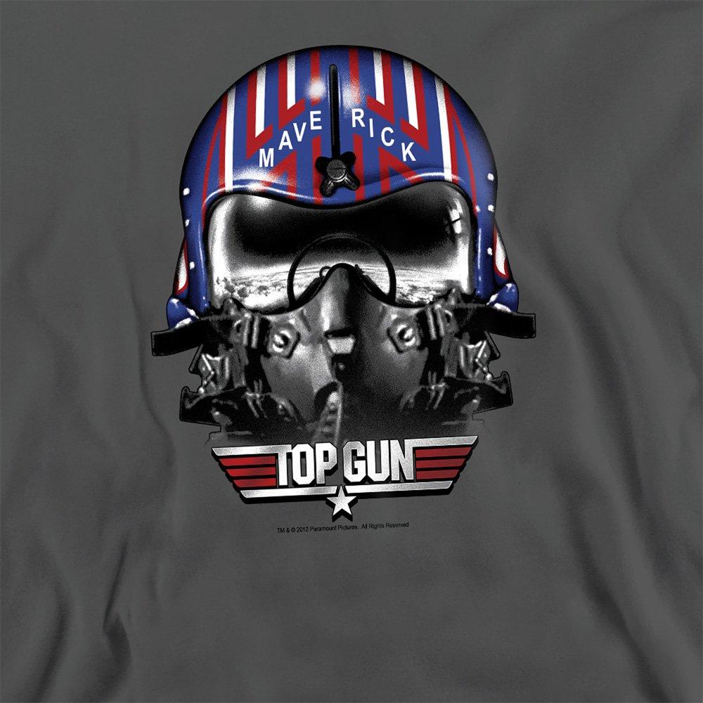 Charcoal - Top Gun - Top Gun Maverick Helmet Crew Sweatshirt Charcoal - 2