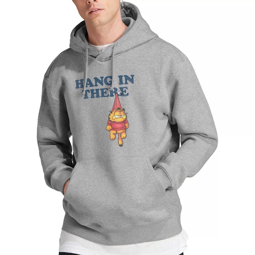 Light Grey - Garfield - Garfield Hang In There Hoddie Athletic Heather - 1