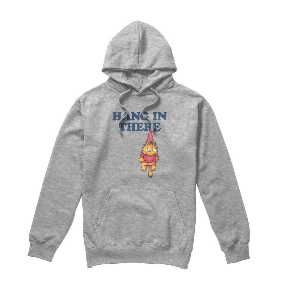 Light Grey - Garfield - Garfield Hang In There Hoddie Athletic Heather - 4