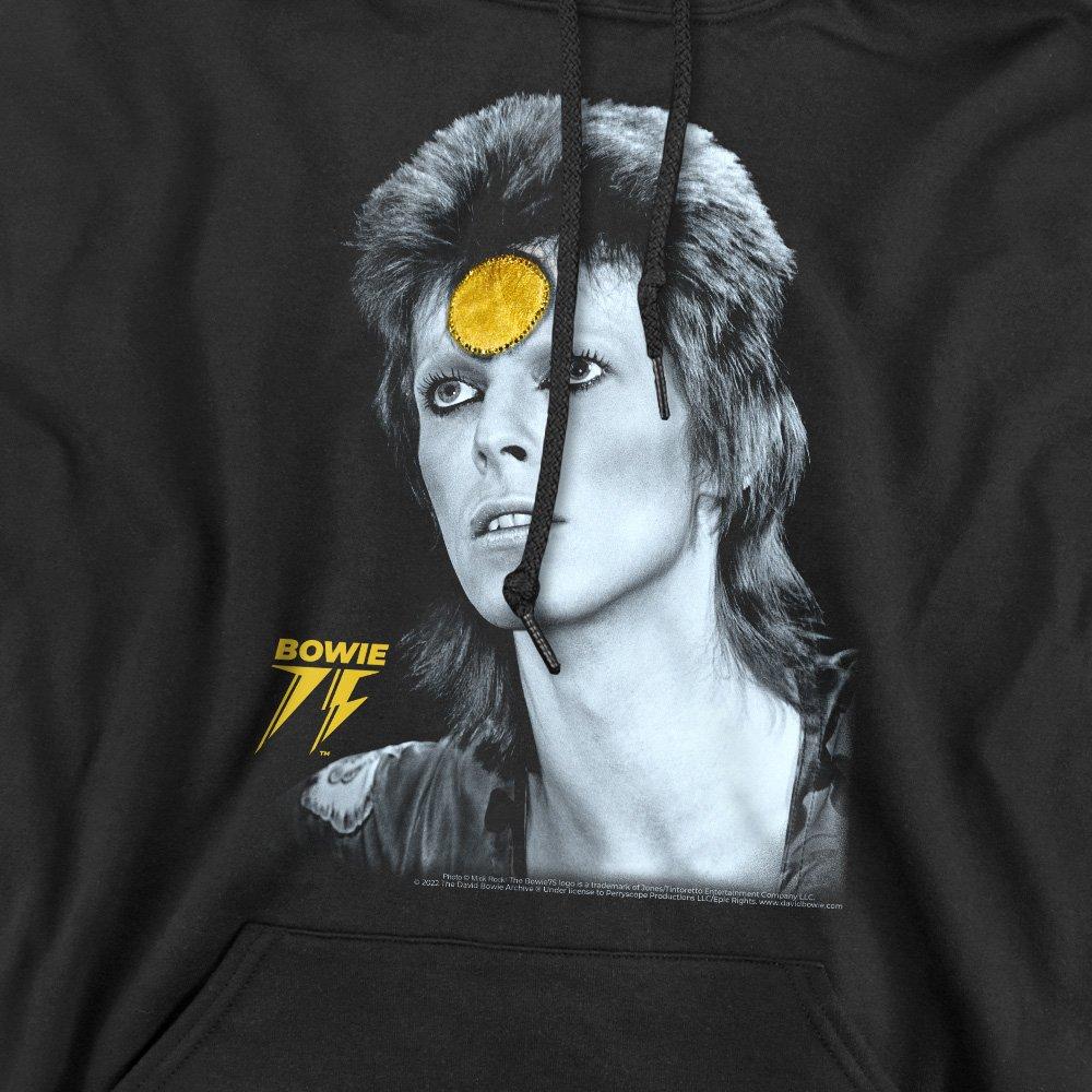 Black - David Bowie - David Bowie Golden Bowie Hoddie Black - 2