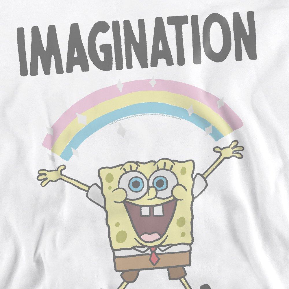 White - Spongebob - Spongebob Imagination Crew Sweatshirt White - 2