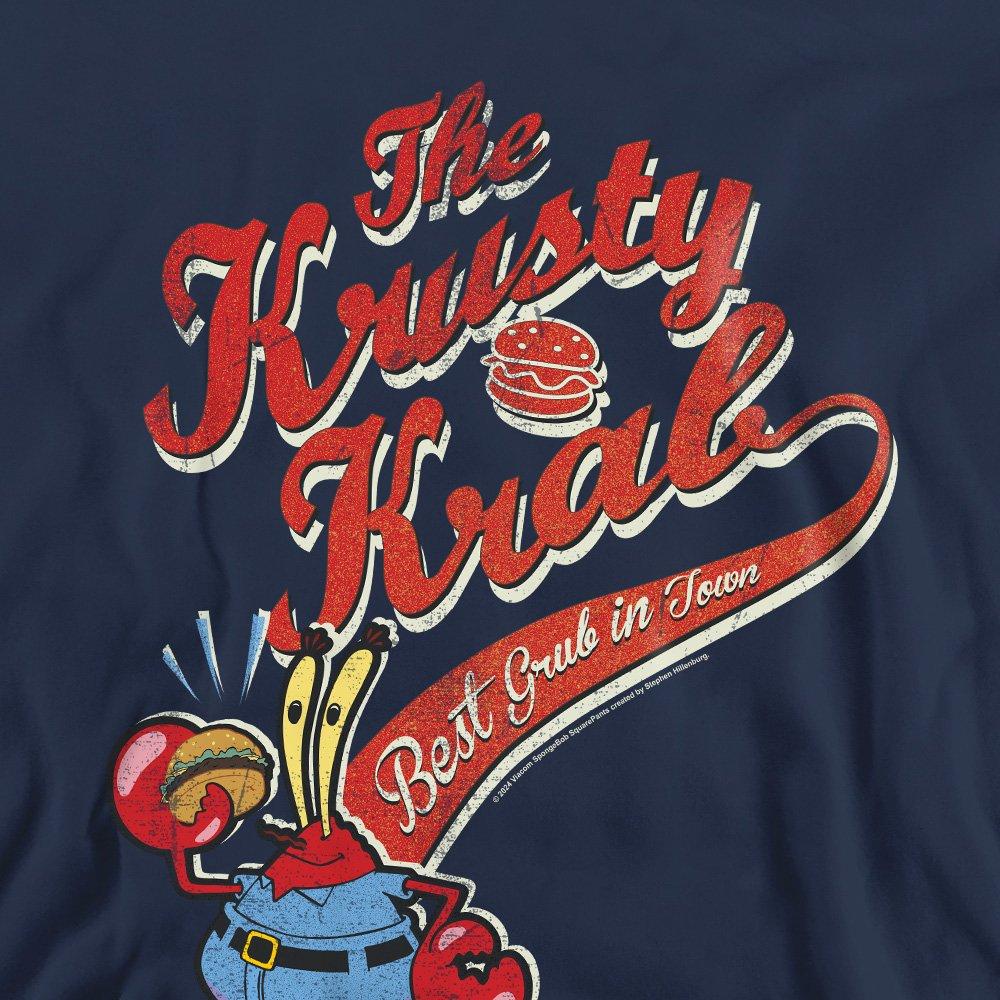 Navy - Spongebob - Spongebob Squarepants The Krusty Krab Unisex Crew - 2