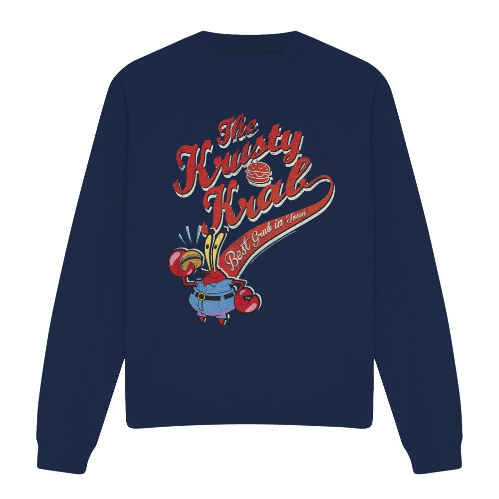 Navy - Spongebob - Spongebob Squarepants The Krusty Krab Unisex Crew - 4