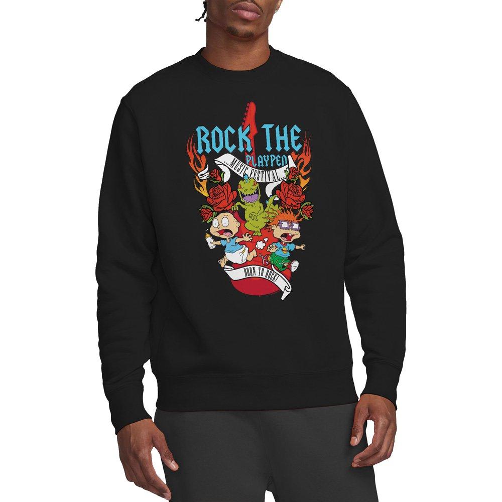 Black - Nickelodeon - Rugrats Rock The Playpen Music Festival Crew Sweat - 1