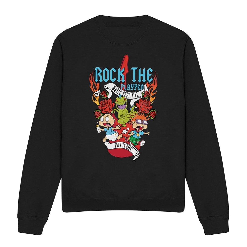 Black - Nickelodeon - Rugrats Rock The Playpen Music Festival Crew Sweat - 4
