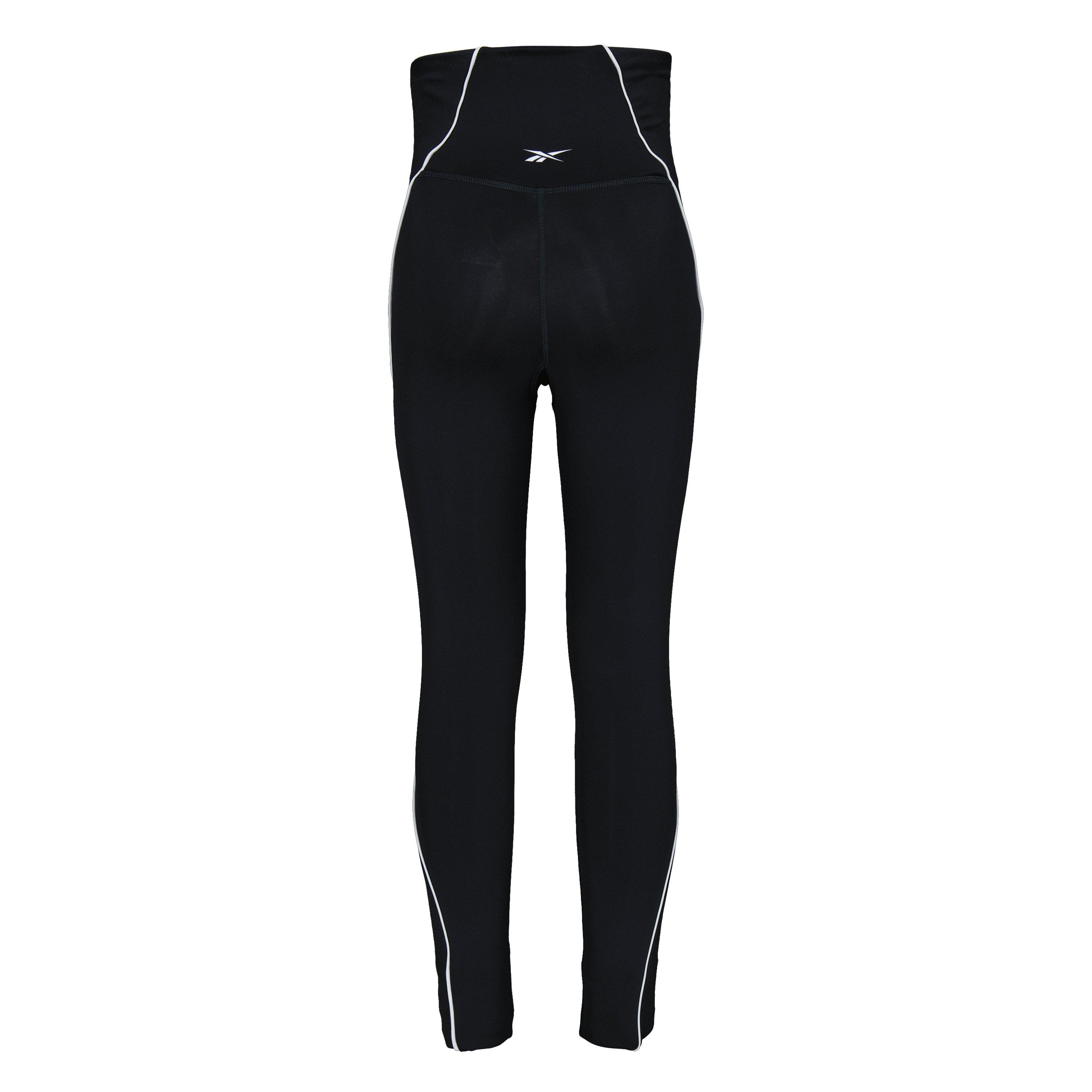Nghblk - Reebok - Workout Ready Ribbed High-Rise Leggings Womens Gym Legging - 2