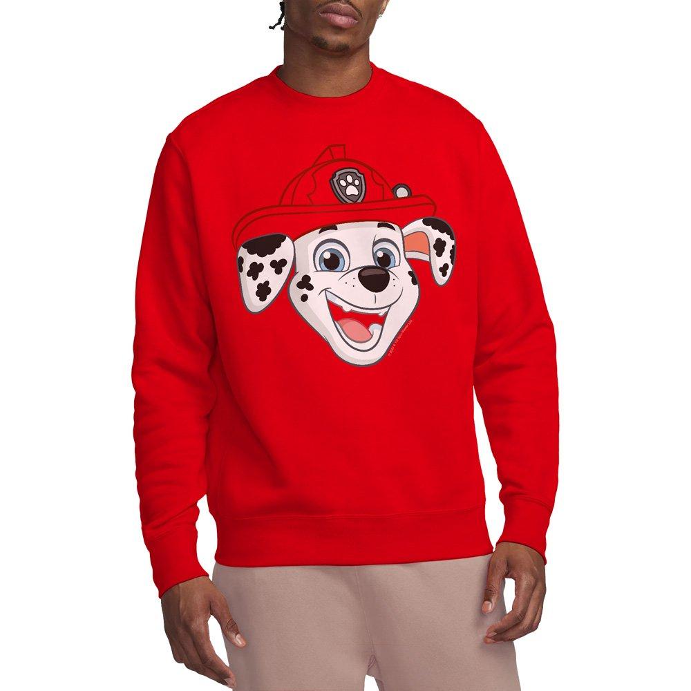 Paw Patrol Paw Patrol Marshall Grin Crew Sweatshirt Red