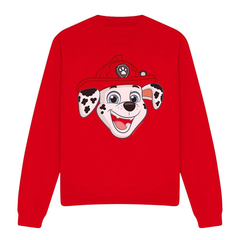 Red - Paw Patrol - Paw Patrol Marshall Grin Crew Sweatshirt Red - 4