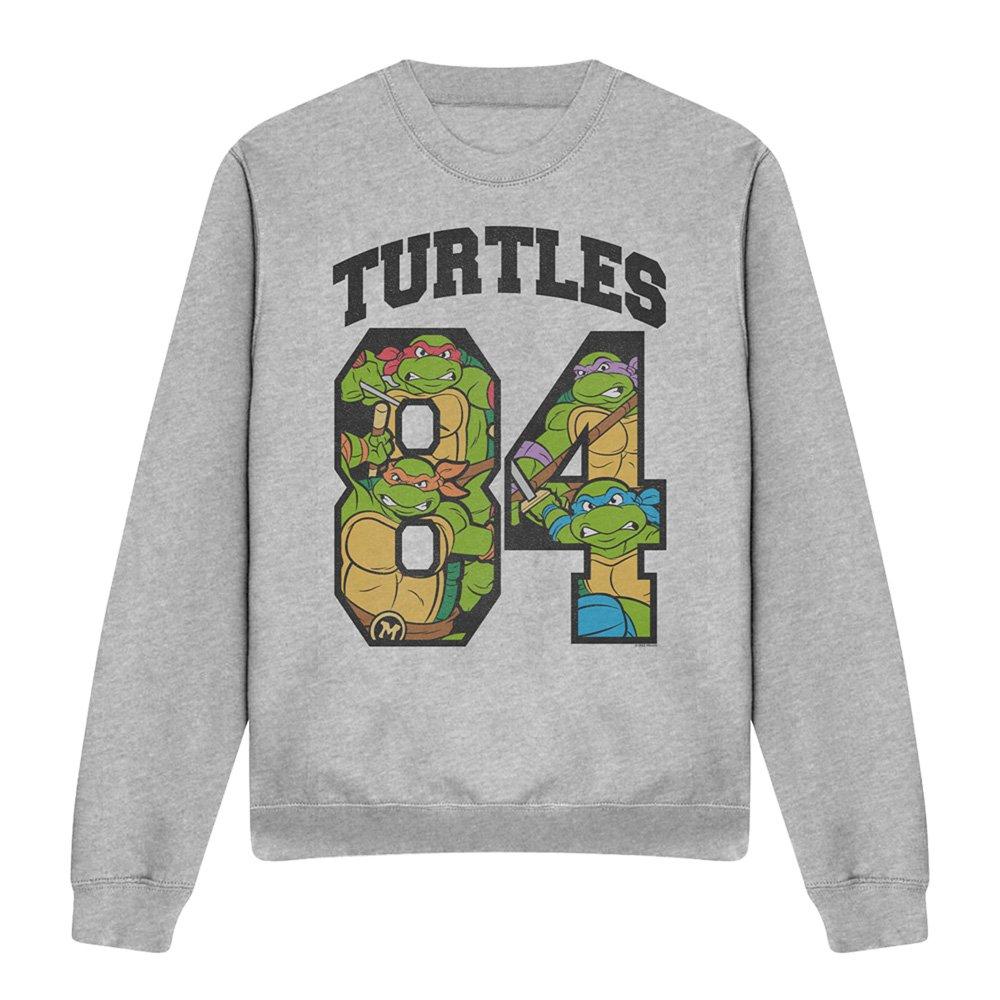 Light Grey - Teenage Mutant Ninja Turtles - Tmnt Turtles 84 Sweatshirt Athletic Heather - 4