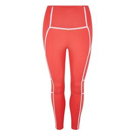 Reebok Lux High-Waisted Colorblock Leggings Womens Gym Legging