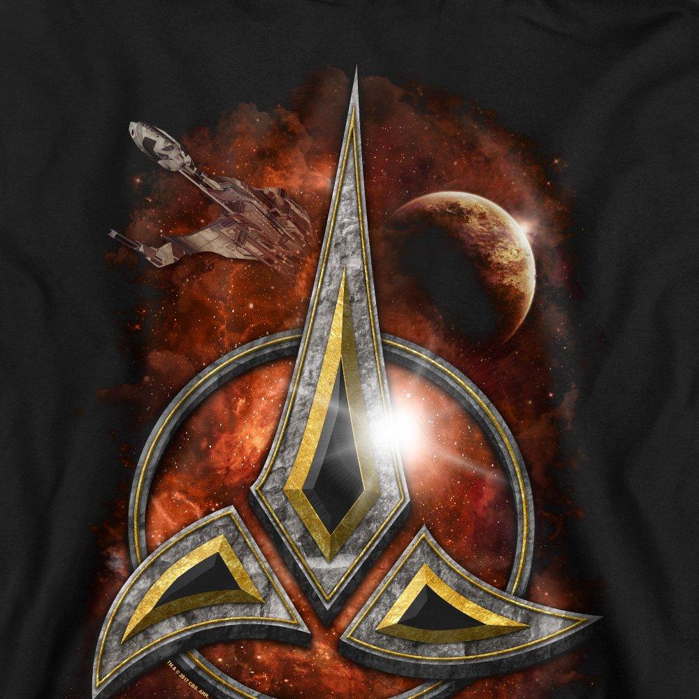 Black - Star Trek - Star Trek Klingon Crest Crew Sweatshirt Black - 2