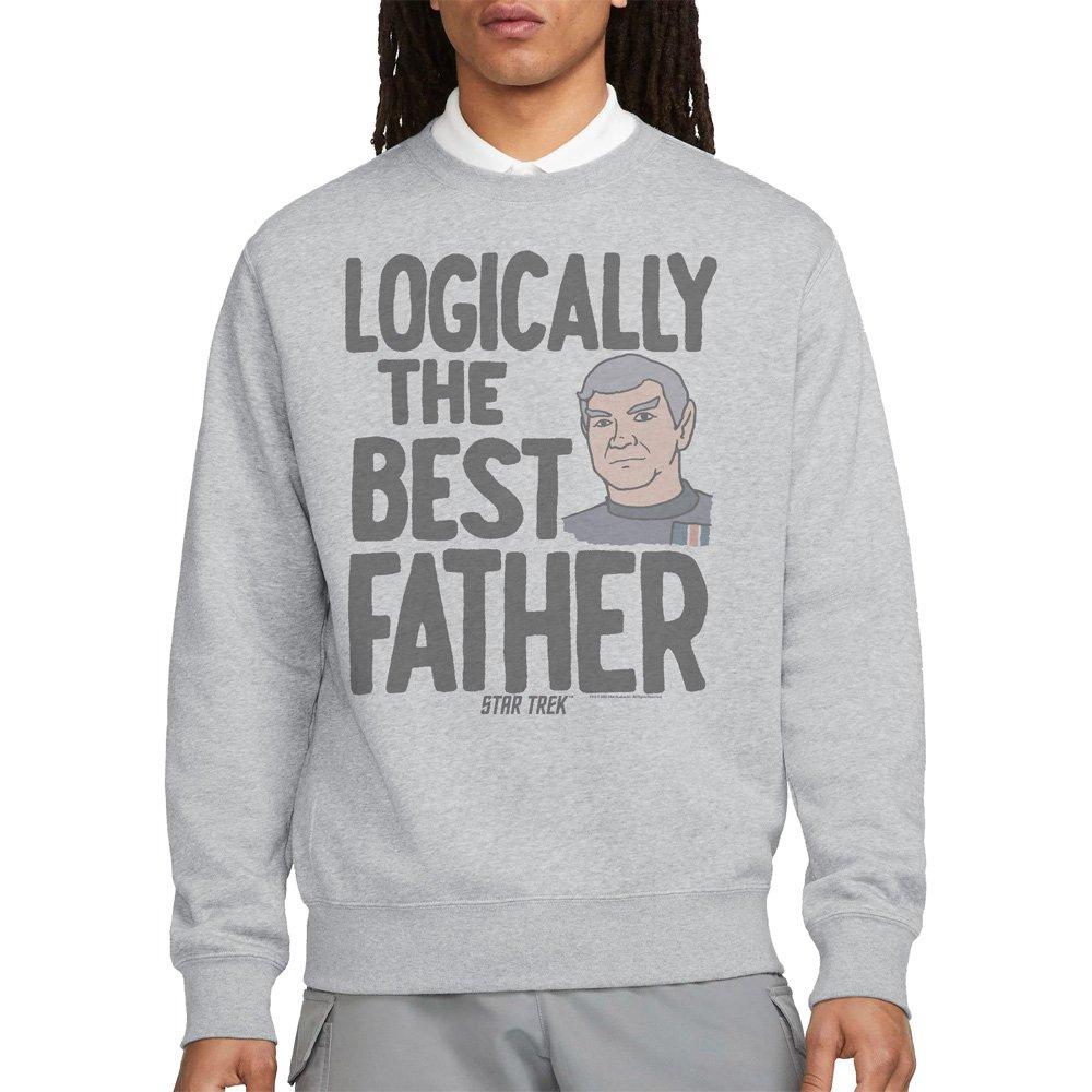 Light Grey - Star Trek - Star Trek Star Trek Logically The Best Father Swea - 1