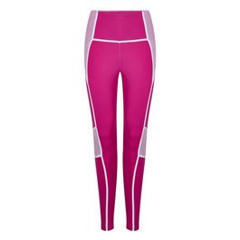 Reebok Lux High-Waisted Colorblock Leggings Womens Gym Legging