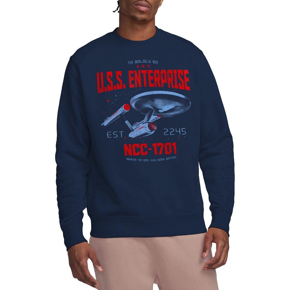 Navy - Star Trek - Star Trek Stardate 2245-Crew Sweatshirt Navy - 1