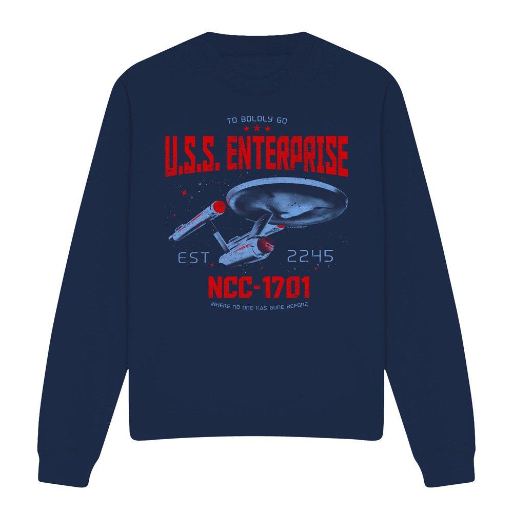 Navy - Star Trek - Star Trek Stardate 2245-Crew Sweatshirt Navy - 4