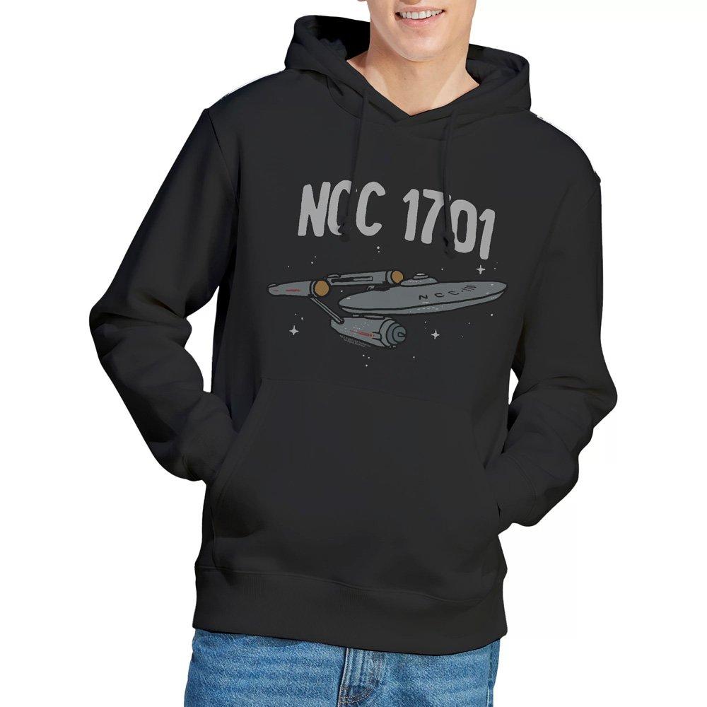 Star Trek Star Trek The First Enterprise Unisex Hoodie Blac