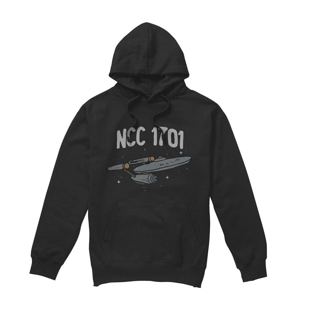 Black - Star Trek - Star Trek The First Enterprise Unisex Hoodie Blac - 4