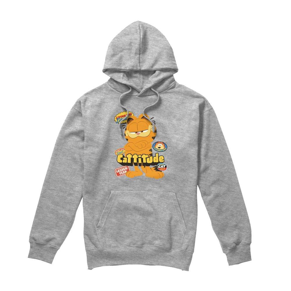 Light Grey - Other - Garfield Movie Cattitude Unisex Hoodie Athletic H - 4