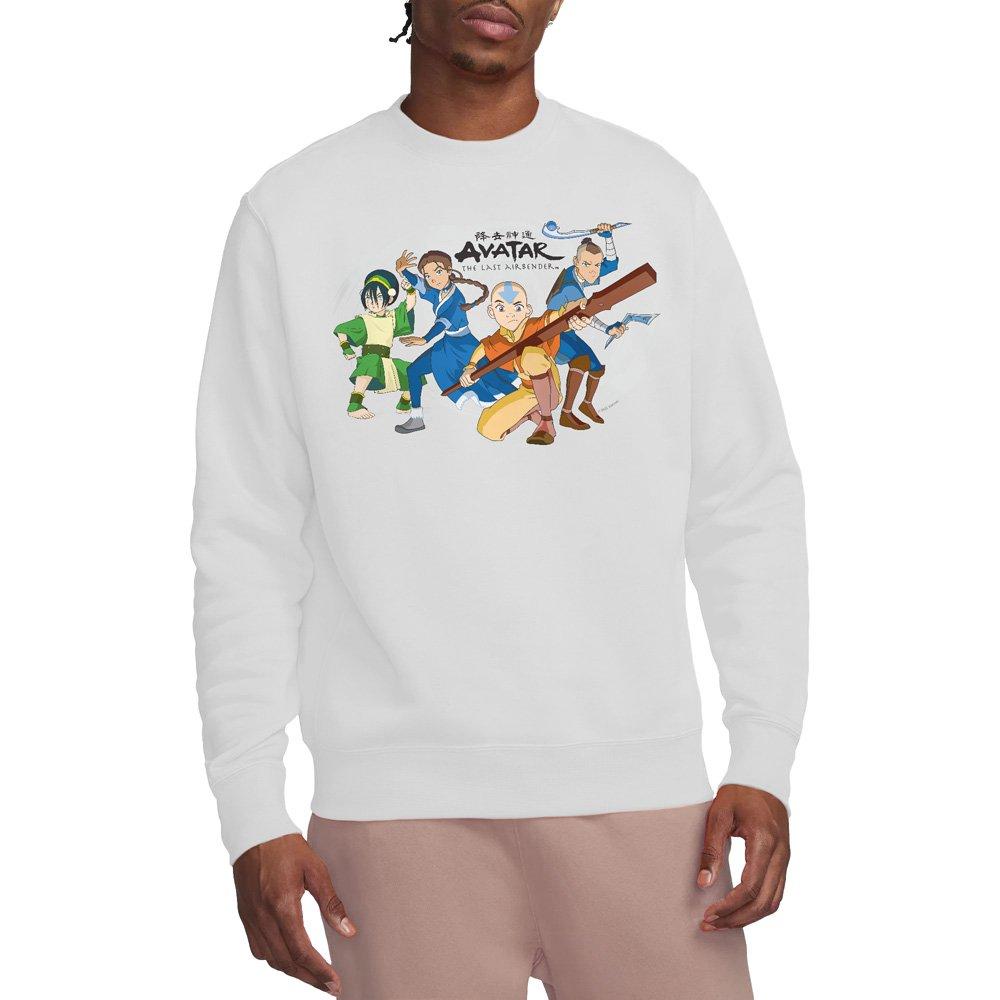White - Other - Avatar The Last Airbender Avatars Group Crew Sweat - 1