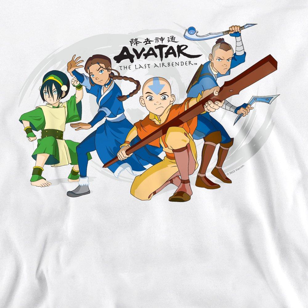 White - Other - Avatar The Last Airbender Avatars Group Crew Sweat - 2