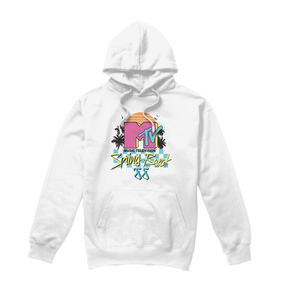 White - Other - MTV Spring Break Checkerboard Unisex Hoodie White - 4
