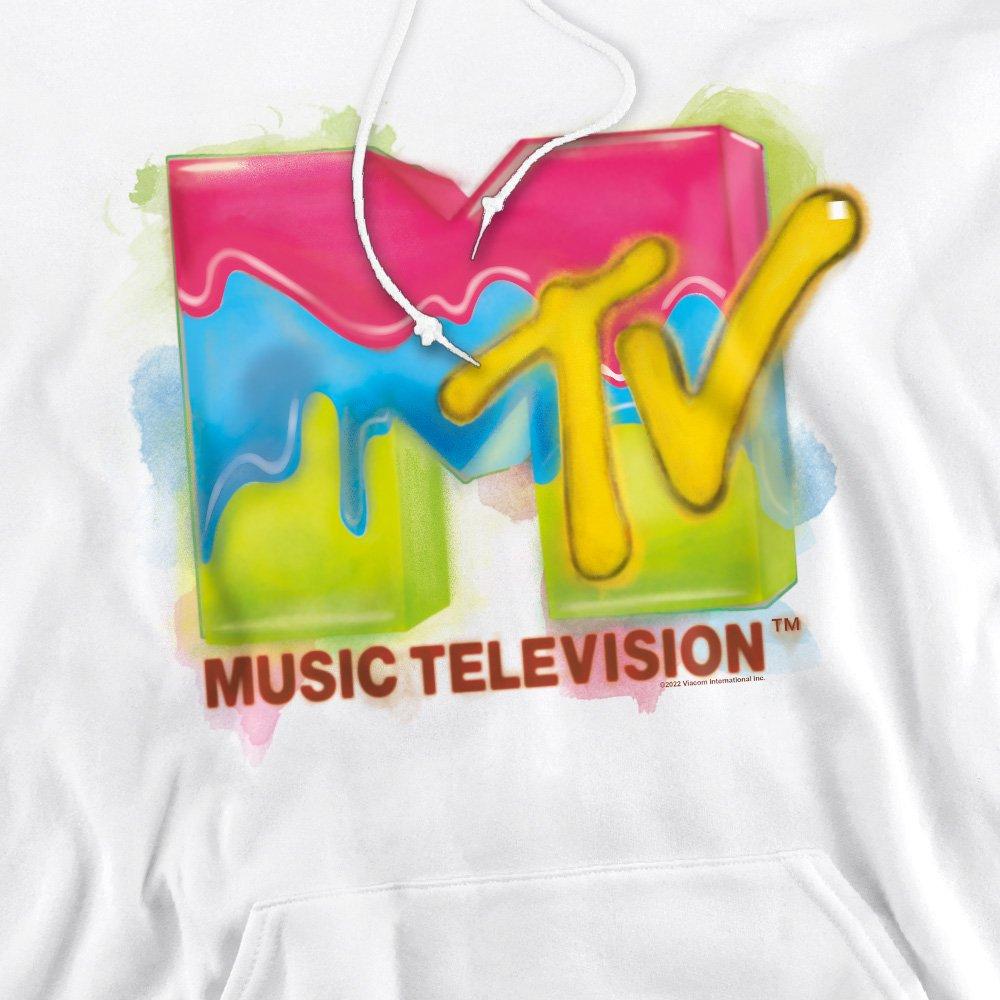 White - Other - MTV Paint Logo Hoodie White - 2
