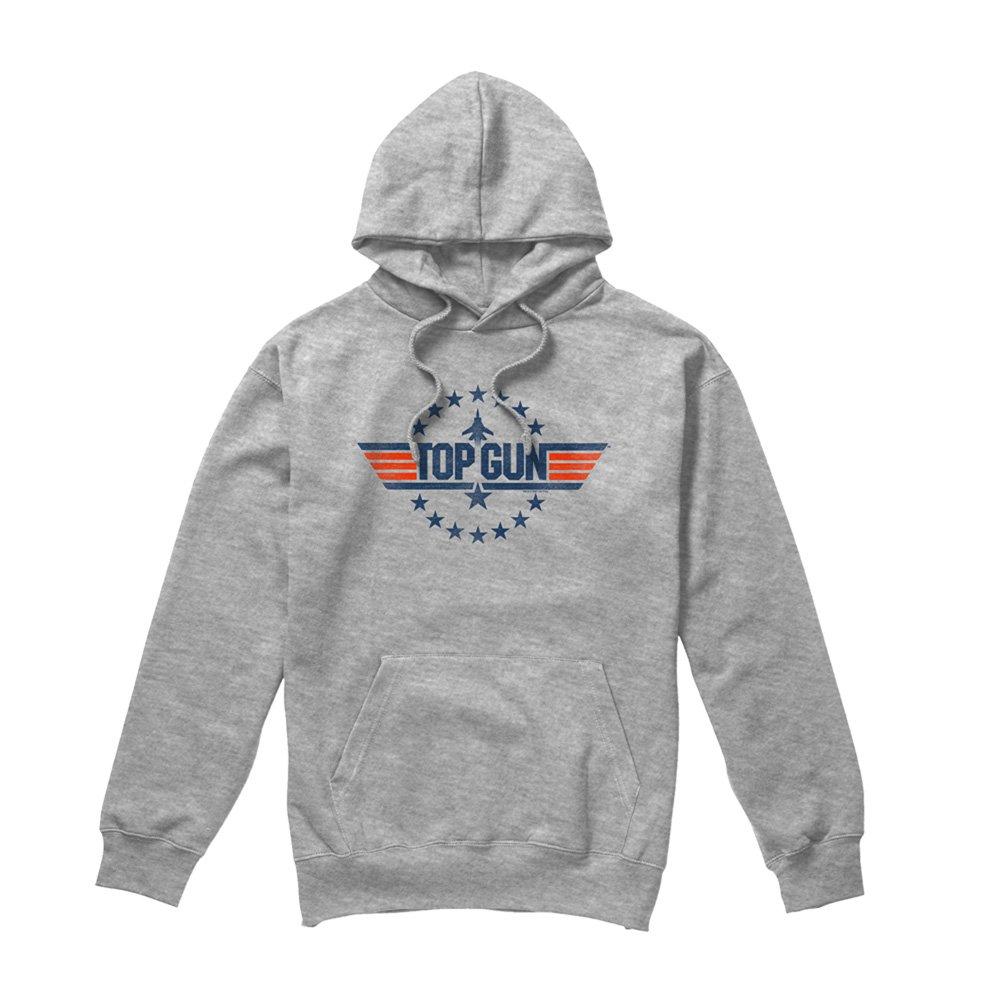 Grey - Top Gun - Top Gun Star Logo Hoodie Athletic Heather - 4