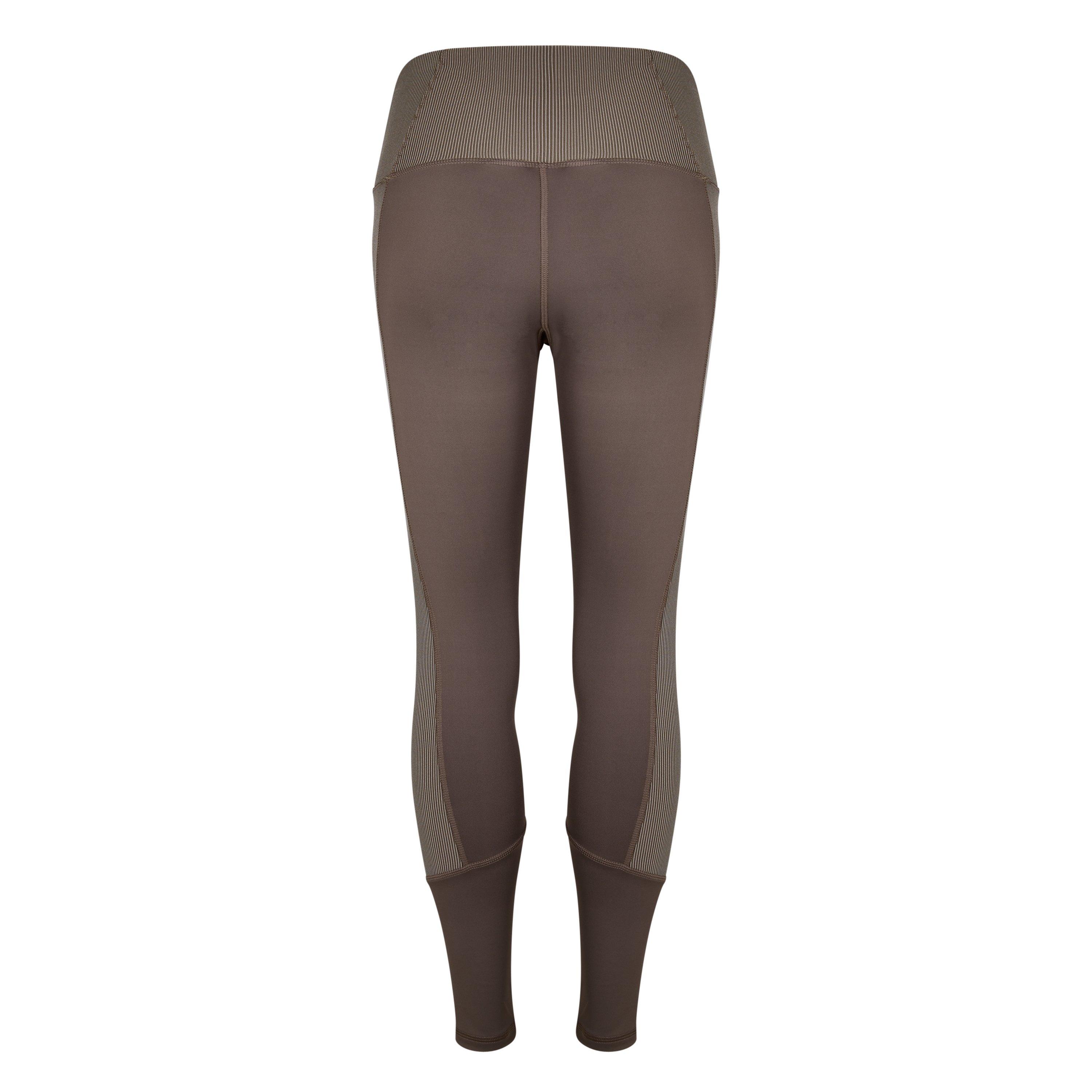 Trkgry - Reebok - Rib High-Rise Performance Gym Legging - 2