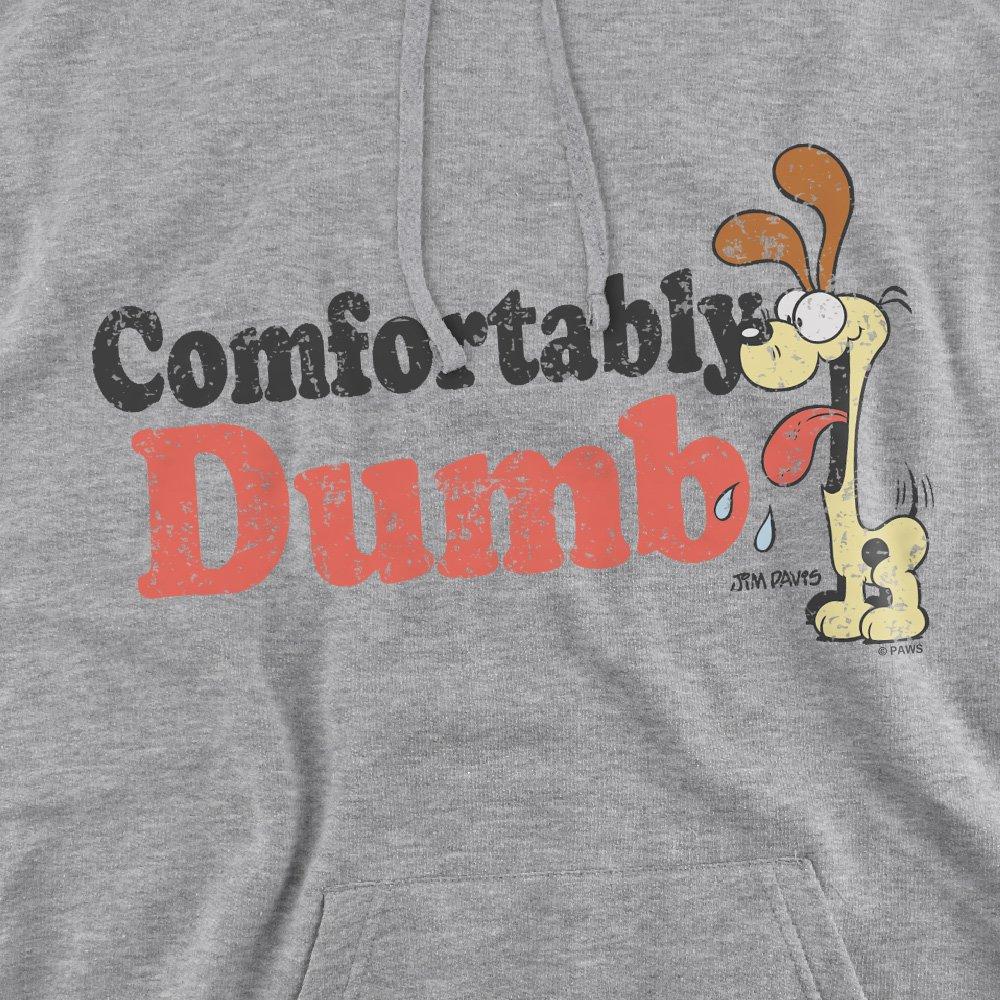 Light Grey - Garfield - Garfield Comfortably Dumb Hoddie Athletic Heather - 2