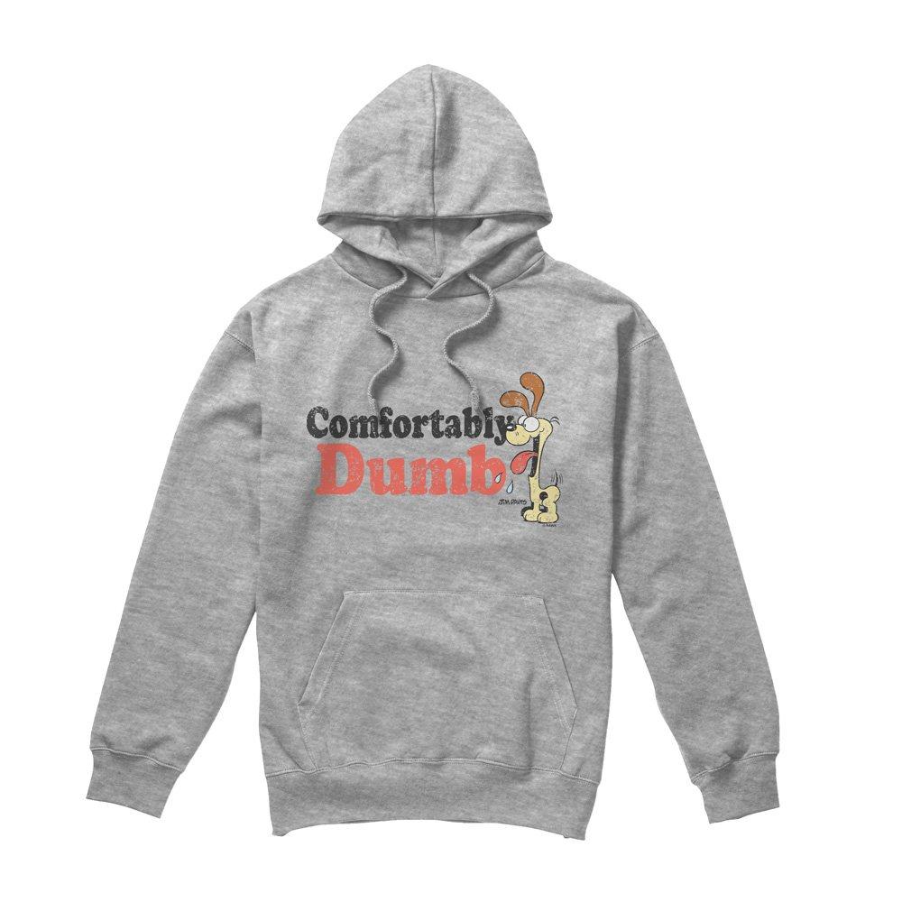Light Grey - Garfield - Garfield Comfortably Dumb Hoddie Athletic Heather - 4