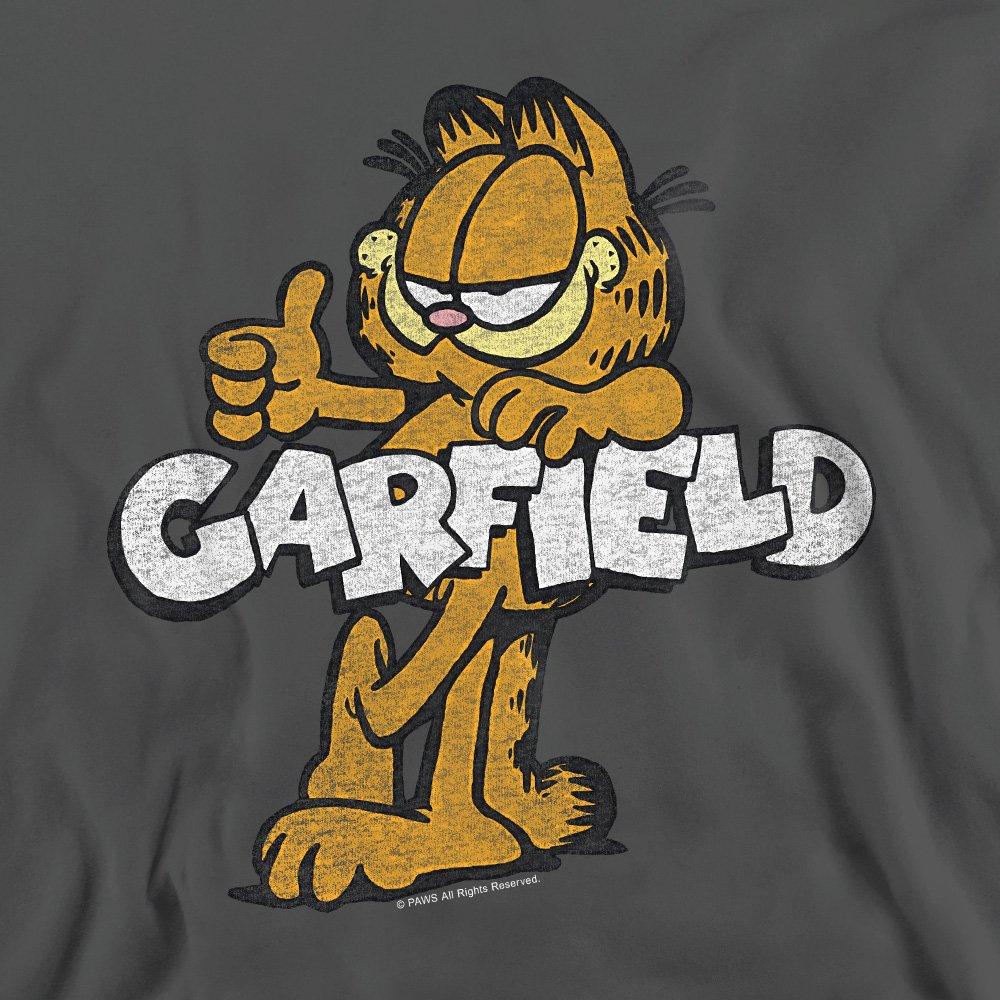 Charcoal - Garfield - Garfield Retro Garf Crew Sweatshirt Charcoal - 2