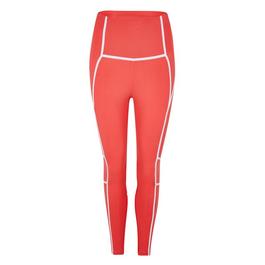 Reebok Lux High-Waisted Colorblock Leggings Womens Gym Legging