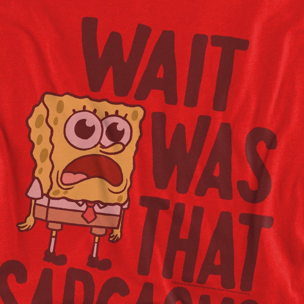 Red - Spongebob - Spongebob SarcaSmall Unisex Crew Sweatshirt Red - 2