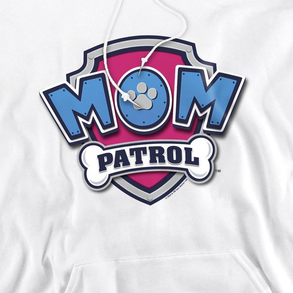 White - Paw Patrol - Paw Patrol MotherS Day Mom Patrol Badge Hoodie W - 2