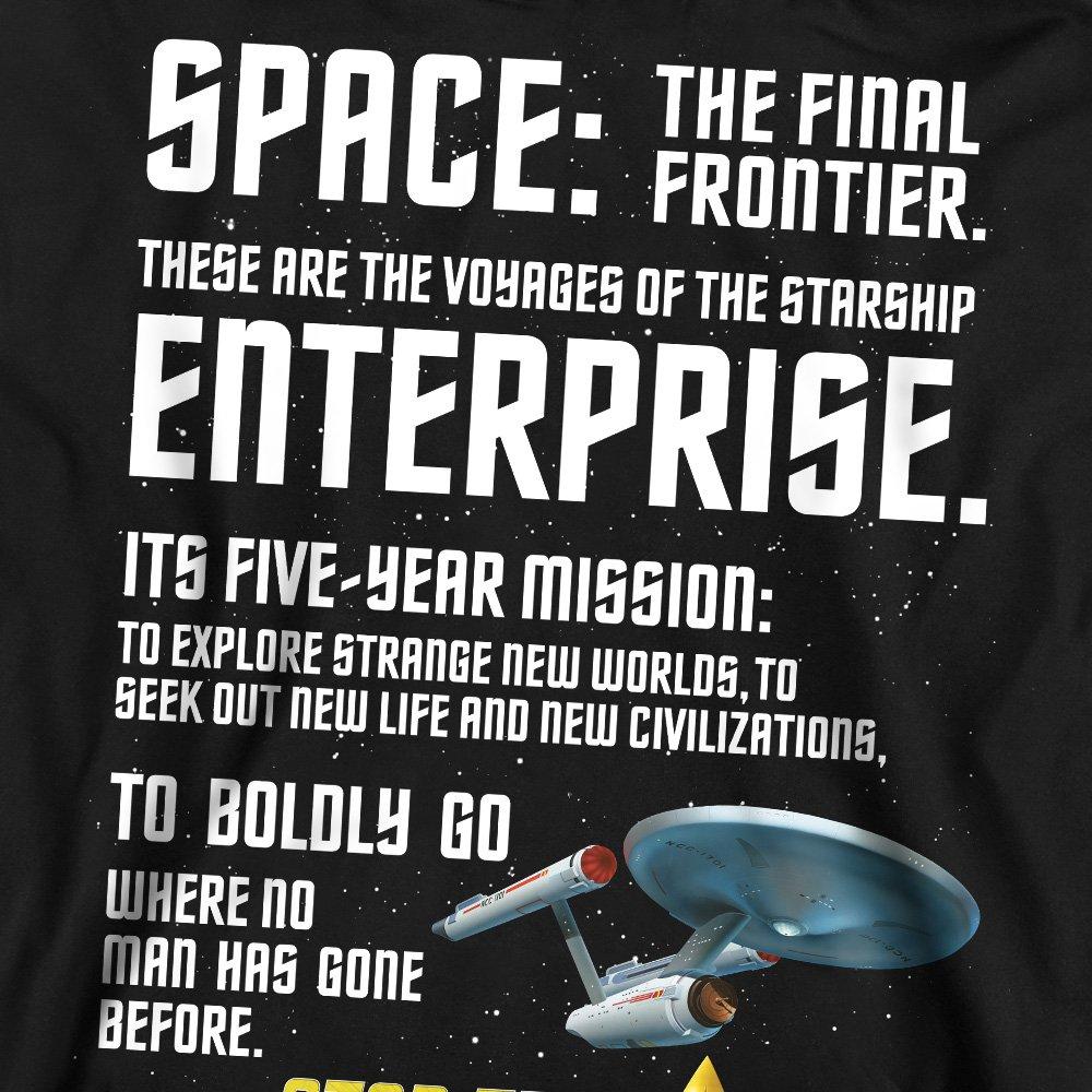 Black - Star Trek - Star Trek Intro Crew Sweatshirt Black - 2