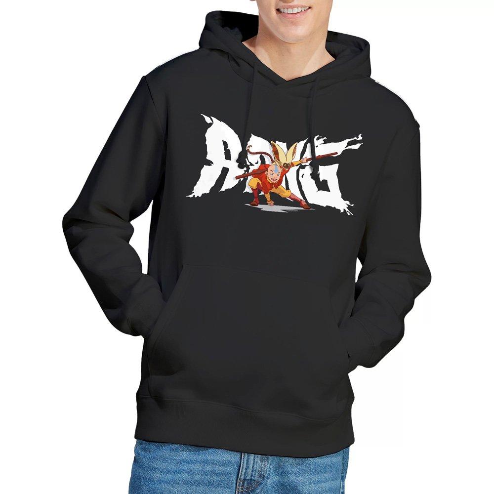 Black - Other - Avatar The Last Airbender Aang And Momo Hoddie Bl - 1