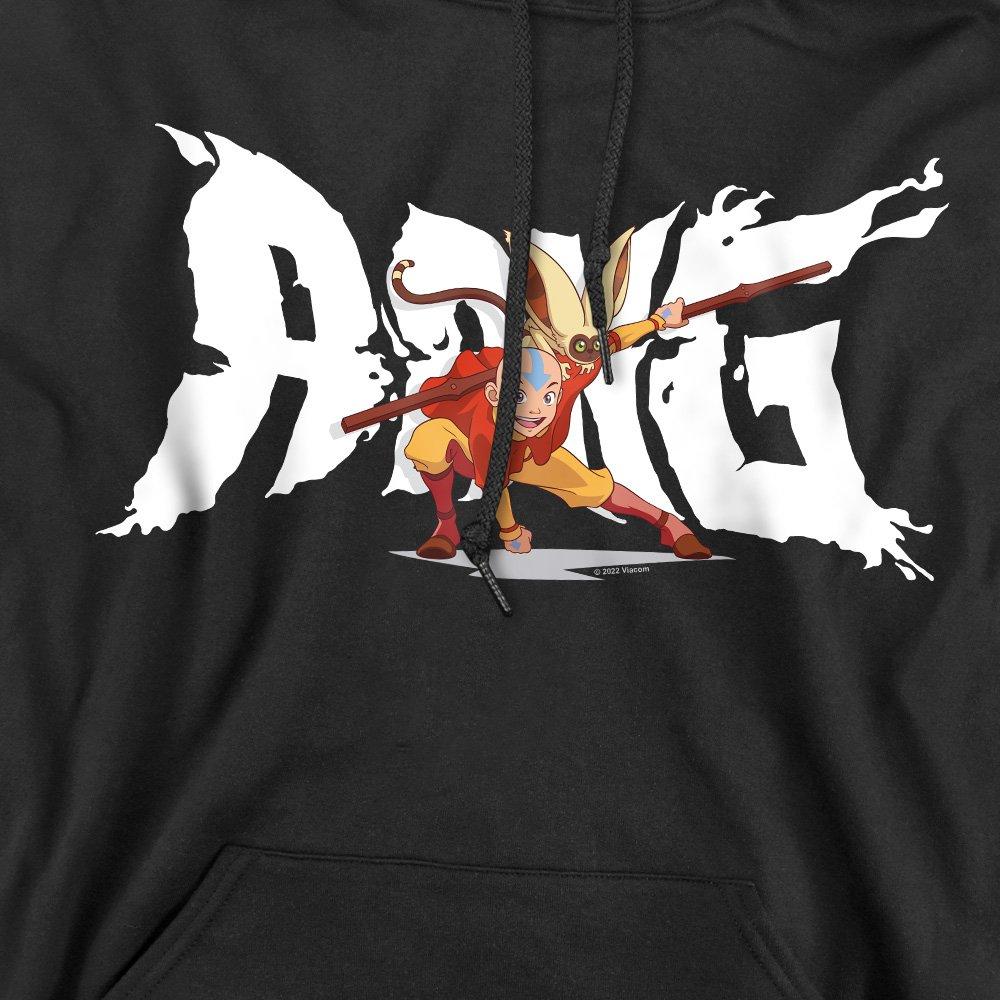 Black - Other - Avatar The Last Airbender Aang And Momo Hoddie Bl - 2